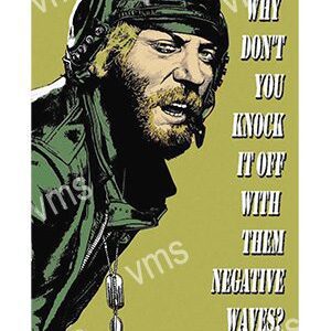 FLM001B - Negative Waves - 12"x18"