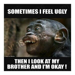 HHU039 - Sometimes I feel Ugly - 12"x12"