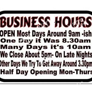 Heavy duty galvanised sheet steel metal sign powder coated and baked at 300 degrees to achieve a deep gloss finish similar to a 1950's enamel metal signs. This metal sign comes with pre drilled holes for easy mounting onto any surface indoors or outdoors SIZED IN INCHES NOT CHEAP CHINESE TIN OR ALUMINIUM