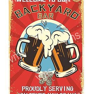 Heavy duty galvanised sheet steel metal sign powder coated and baked at 300 degrees to achieve a deep gloss finish similar to a 1950's enamel metal signs. This metal sign comes with pre drilled holes for easy mounting onto any surface indoors or outdoors SIZED IN INCHES NOT CHEAP CHINESE TIN OR ALUMINIUM