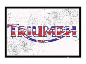  Heavy duty galvanised sheet steel metal sign  powder coated and baked at 300 degrees to achieve a deep gloss finish similar to a 1950's enamel metal signs.This metal sign comes with pre drilled holes for easy mounting onto any surface indoors or outdoors SIZED IN INCHES NOT CHEAP CHINESE TIN OR ALUMINIUM
