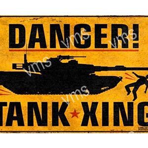 Heavy duty galvanised sheet steel metal sign powder coated and baked at 300 degrees to achieve a deep gloss finish similar to a 1950's enamel metal signs. This metal sign comes with pre drilled holes for easy mounting onto any surface indoors or outdoors SIZED IN INCHES NOT CHEAP CHINESE TIN OR ALUMINIUM