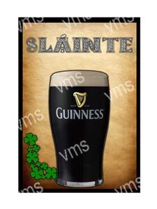 Heavy duty galvanised sheet steel metal sign powder coated and baked at 300 degrees to achieve a deep gloss finish similar to a 1950's enamel metal signs.This metal sign comes with pre drilled holes for easy mounting onto any surface indoors or outdoors SIZED IN INCHES NOT CHEAP CHINESE TIN OR ALUMINIUM