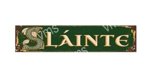 Heavy duty galvanised sheet steel metal sign powder coated and baked at 300 degrees to achieve a deep gloss finish similar to a 1950's enamel metal signs.This metal sign comes with pre drilled holes for easy mounting onto any surface indoors or outdoors SIZED IN INCHES NOT CHEAP CHINESE TIN OR ALUMINIUM