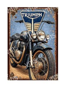  Heavy duty galvanised sheet steel metal sign powder coated and baked at 300 degrees to achieve a deep gloss finish similar to a 1950's enamel metal signs.This metal sign comes with pre drilled holes for easy mounting onto any surface indoors or outdoors SIZED IN INCHES NOT CHEAP CHINESE TIN OR ALUMINIUM 
