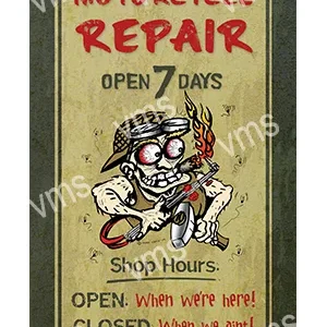 AGH001 - Motor Cycle Repair - 12"x18"
