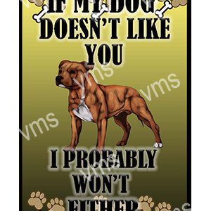 A brown dog with the text about dog loyalty and dislike for people.
