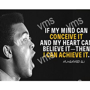 Inspirational quote about belief and heart from an unnamed author.