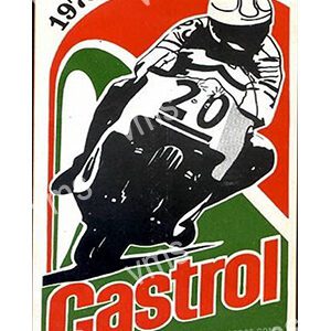 Vintage Castrol motorcycle racing logo from 1978.