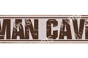 CAV001 - Man Cave 18"x4.5"