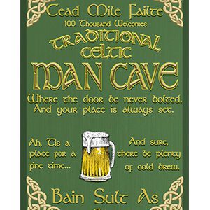 CAV003 - Celtic Man Cave - 12"x18"