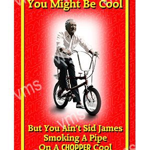 CLB014 - Sid Riding A Chopper - 8x12