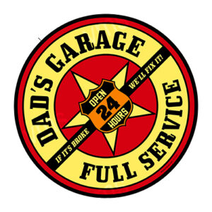 DAD005 - Dads Garage - 14" Round
