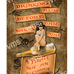 DNK018 - Rum Pirate - 8"x12"