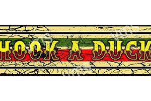 A grungy flag background with the text 'LOOK A DUB'.