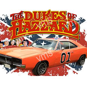 FLM0205 DUKES OF HAZZARD 12"X8"