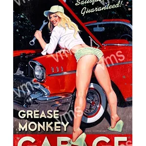 Pin001 - Grease Monkey - 12"x18"