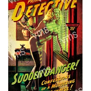 Pin004 - Detective - 12"x18"