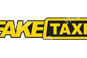 Logo with yellow and black text reading 'TAKE TAXI'.