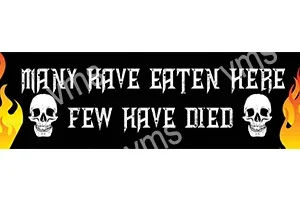 HHU018 - Few Have Died - 18"x4.5"