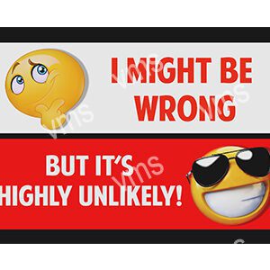 HHU034 - I Might Be Wrong - 8"x12"