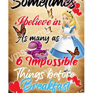Inspirational Disney-themed quote with princesses and butterflies.