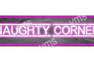 HHU0800 NAUGHTY CORNER 4.5X18 INCH