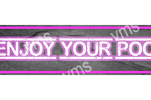 HHU0806 ENJOY YOUR POO 4.5X18