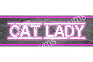 HHU0811 CAT LADY 4.5X18