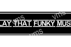 Logo with text 'That Funky Music'.