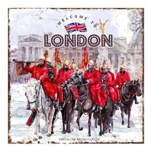 LON010 CHANGING THE GUARD LONDON 12"X12"