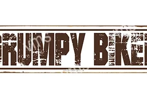 MBH016 - Grumpy Biker - 18"x4.5"