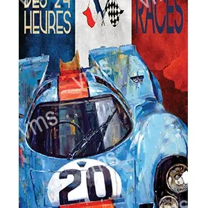 MSR010 - 24 Heures Races - 12"x18"