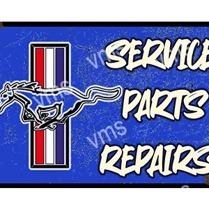 MUST0101B MUSTANG SERVICE 18"X12"