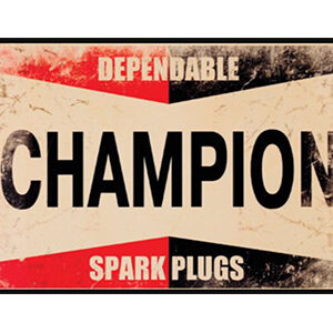 PLG006 - Champion Plugs - 12"x18"