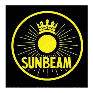 Yellow sun with crown and rays, labeled 'SUNBEAM'.