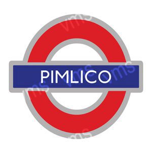 UND012 PIMLICO UNDERGROUND SHAPE 18.5"X15"