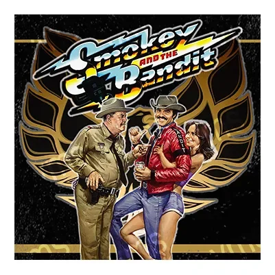 Poster of the movie "Smokey and the Bandit" with main characters.