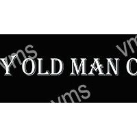 Text reading 'OLD MAN C' on a black background.