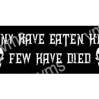 Text graphic with a dark, gothic font style.