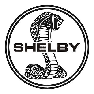 Logo of a coiled cobra snake with 'SHELBY' text.