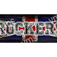 Graffiti-style 'ROCKERS' text with vibrant colors.