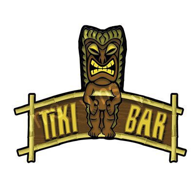TIKI0100-LARGE-TIKI-BAR-PLASMA-SHAPE-36X24