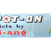 Close-up of a product label showing part of its brand name and design elements.