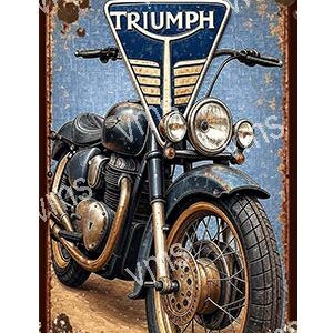 Heavy duty galvanised sheet steel metal sign powder coated and baked at 300 degrees to achieve a deep gloss finish similar to a 1950's enamel metal signs. This metal sign comes with pre drilled holes for easy mounting onto any surface indoors or outdoors SIZED IN INCHES NOT CHEAP CHINESE TIN OR ALUMINIUM