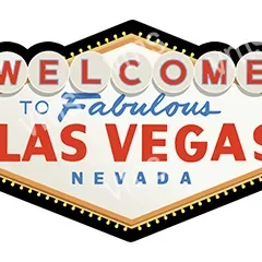 Iconic Welcome to Fabulous Las Vegas sign in Nevada.